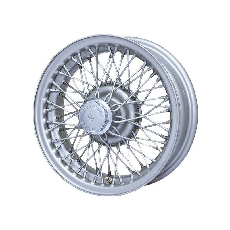 JANTE 4½" x 14" XW515S-TL MWS GRIS ARGENT - MGB et MGB GT